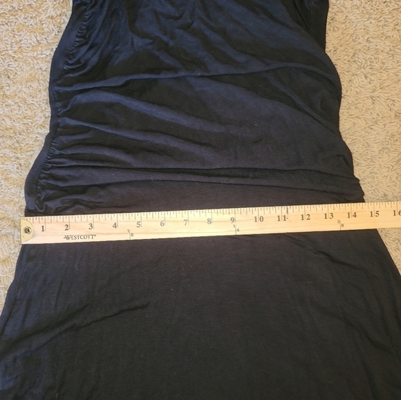 CAbi After Five Faux Wrap Dress in Black, sz Medium - Picture 12 of 13